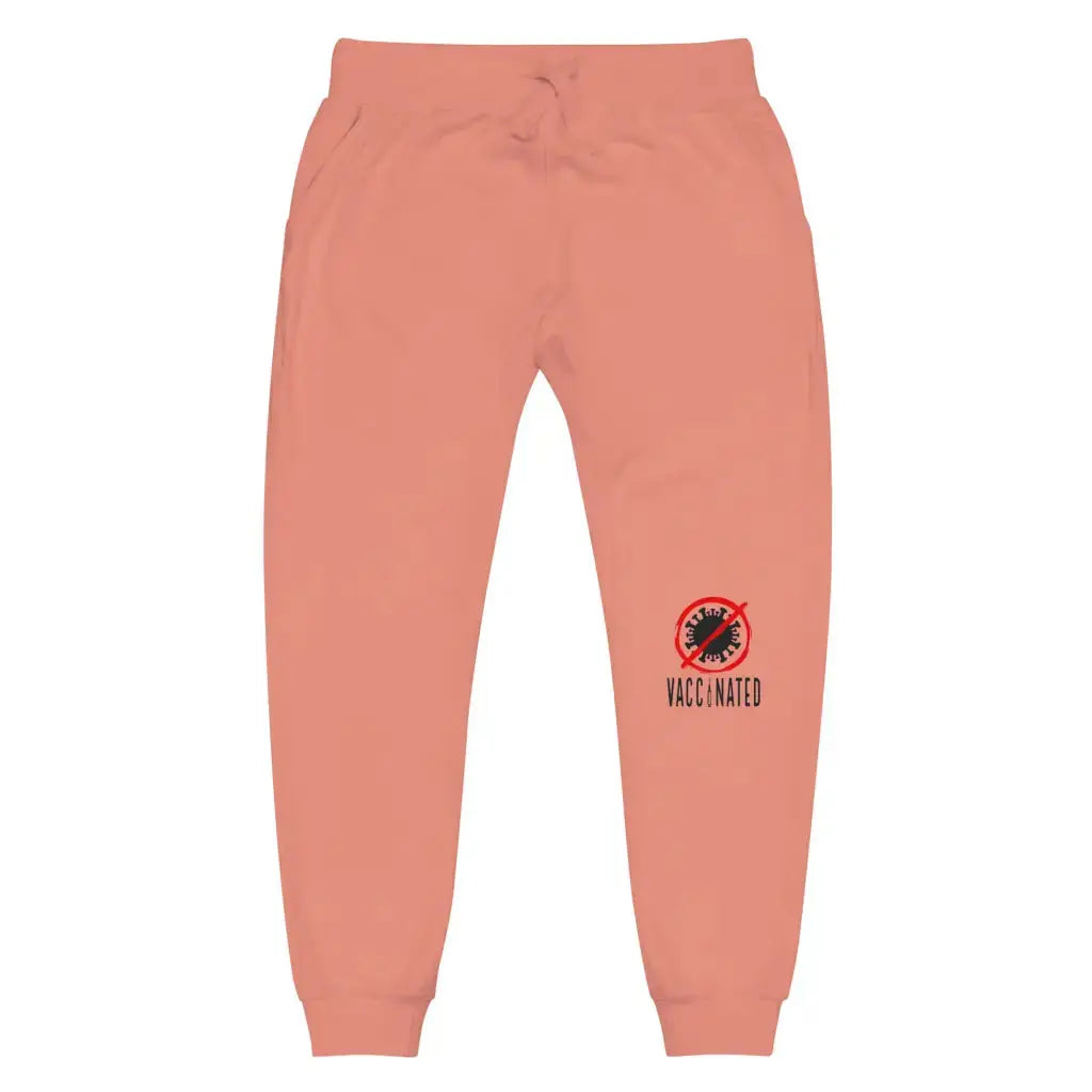 Vaccinated 3 Unisex Fleece Sweatpants - Democratic