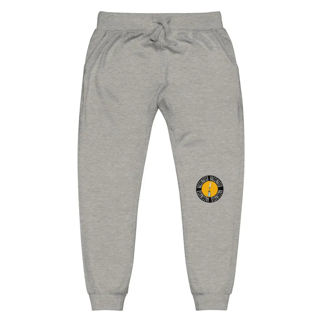 Vaccinated 4 Unisex Fleece Sweatpants - Carbon Grey / Xs -