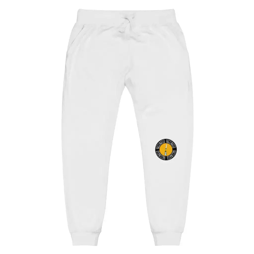 Vaccinated 4 Unisex Fleece Sweatpants - Democratic