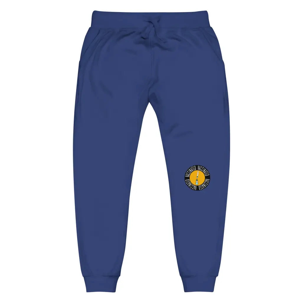 Vaccinated 4 Unisex Fleece Sweatpants - Team Royal / Xs -