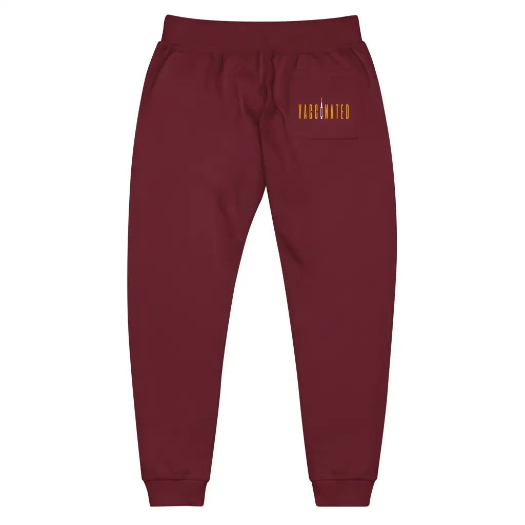 Vaccinated 6 Unisex Fleece Sweatpants - Democratic