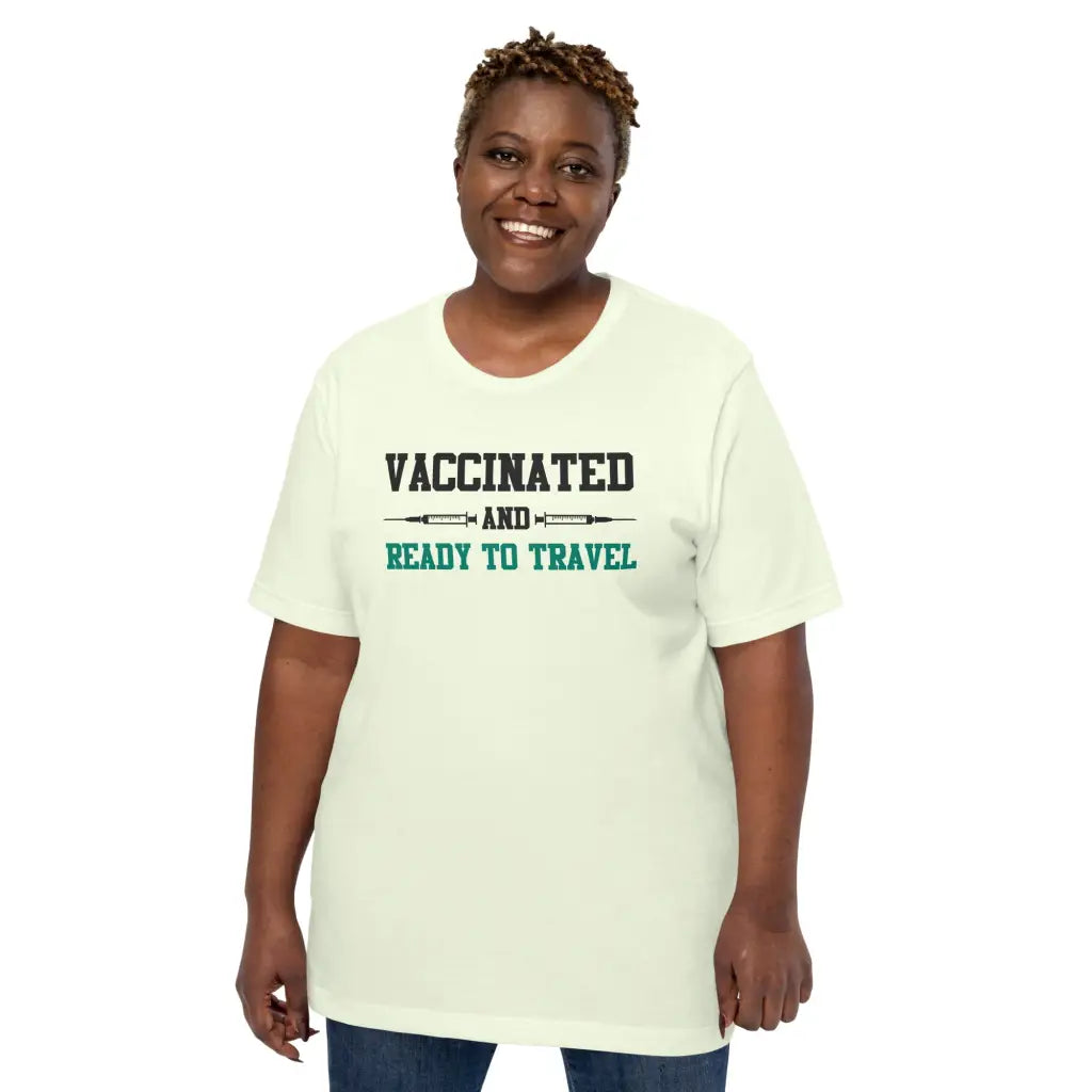 Vaccinated And Ready To Travel Unisex T-shirt - Democratic