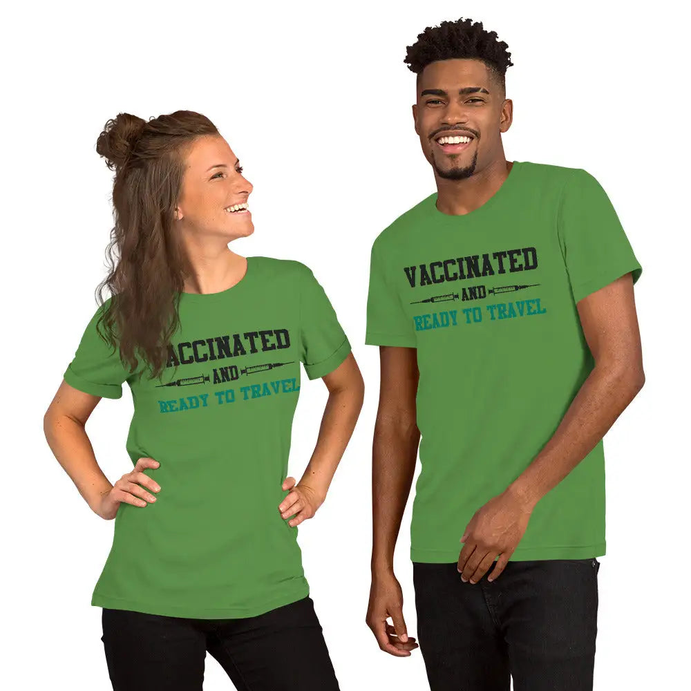 Vaccinated And Ready To Travel Unisex T-shirt - Democratic