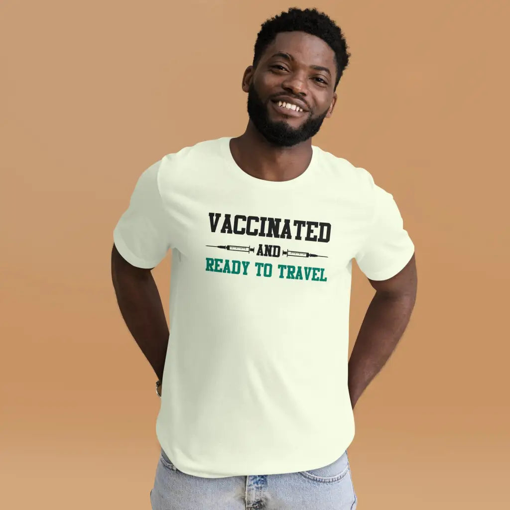 Vaccinated And Ready To Travel Unisex T-shirt - Democratic