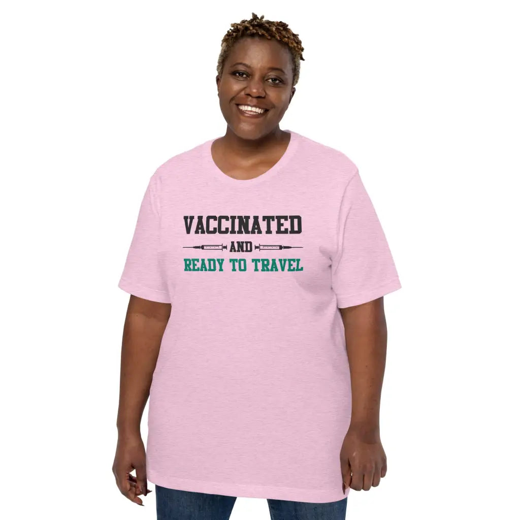 Vaccinated And Ready To Travel Unisex T-shirt - Democratic