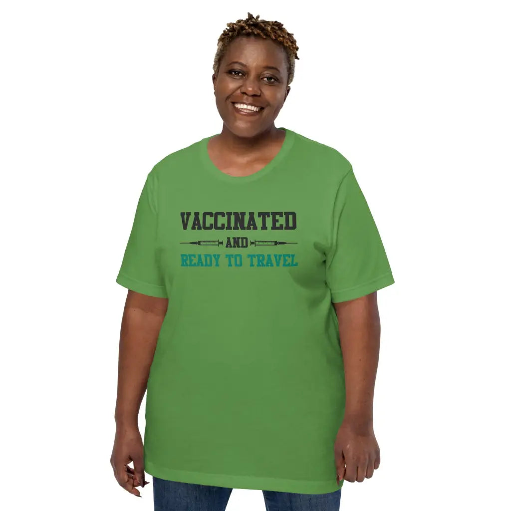 Vaccinated And Ready To Travel Unisex T-shirt - Democratic