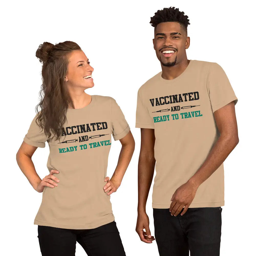 Vaccinated And Ready To Travel Unisex T-shirt - Democratic