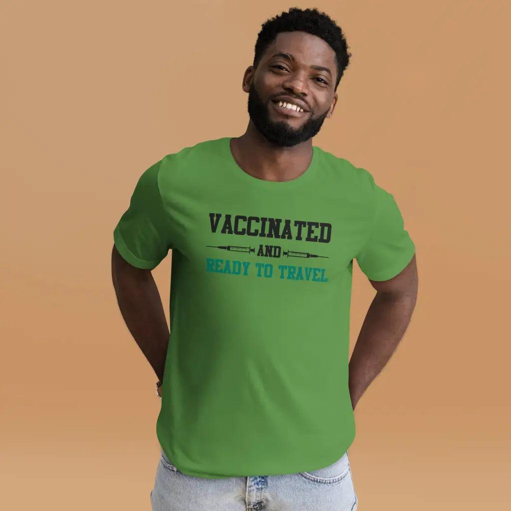 Vaccinated And Ready To Travel Unisex T-shirt - Democratic