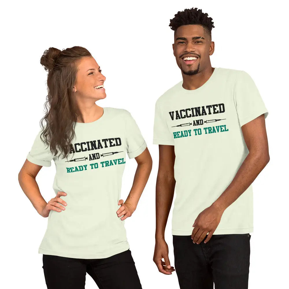 Vaccinated And Ready To Travel Unisex T-shirt - Democratic