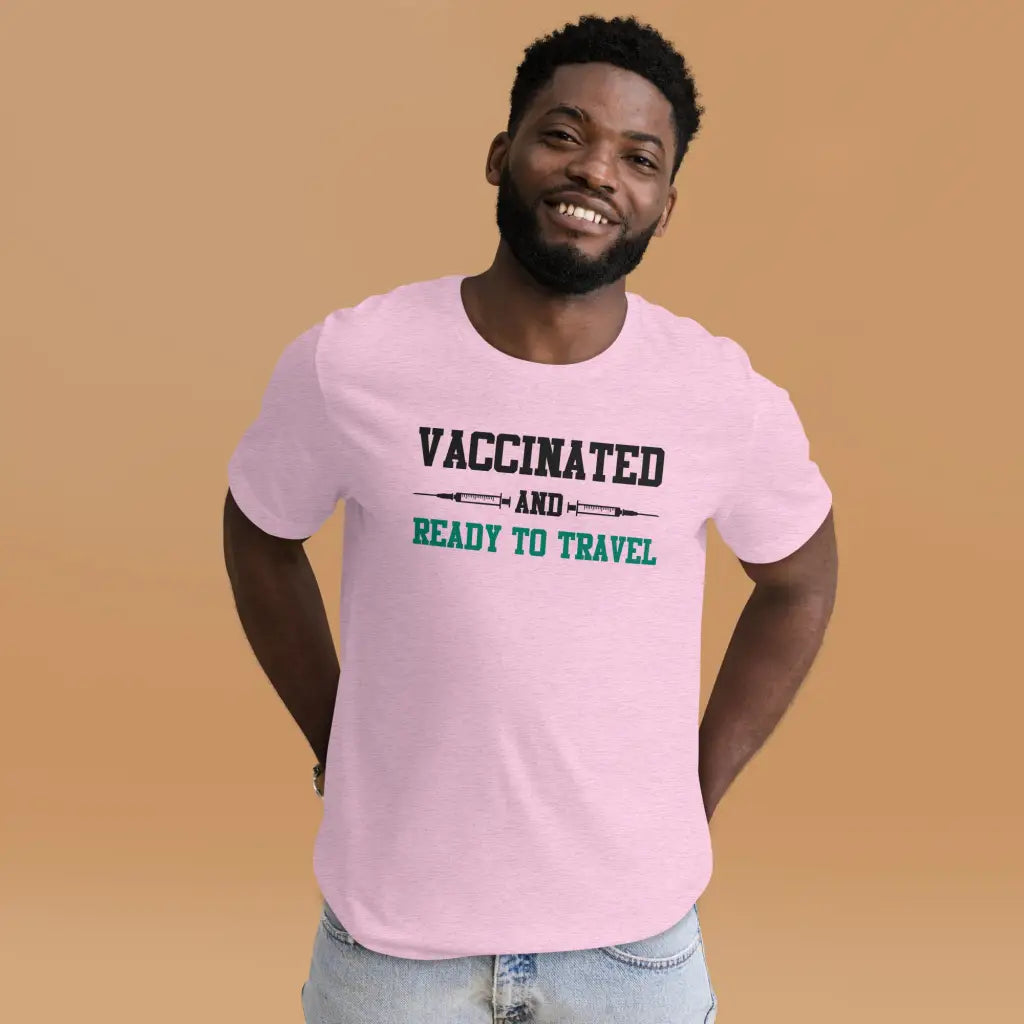 Vaccinated And Ready To Travel Unisex T-shirt - Democratic