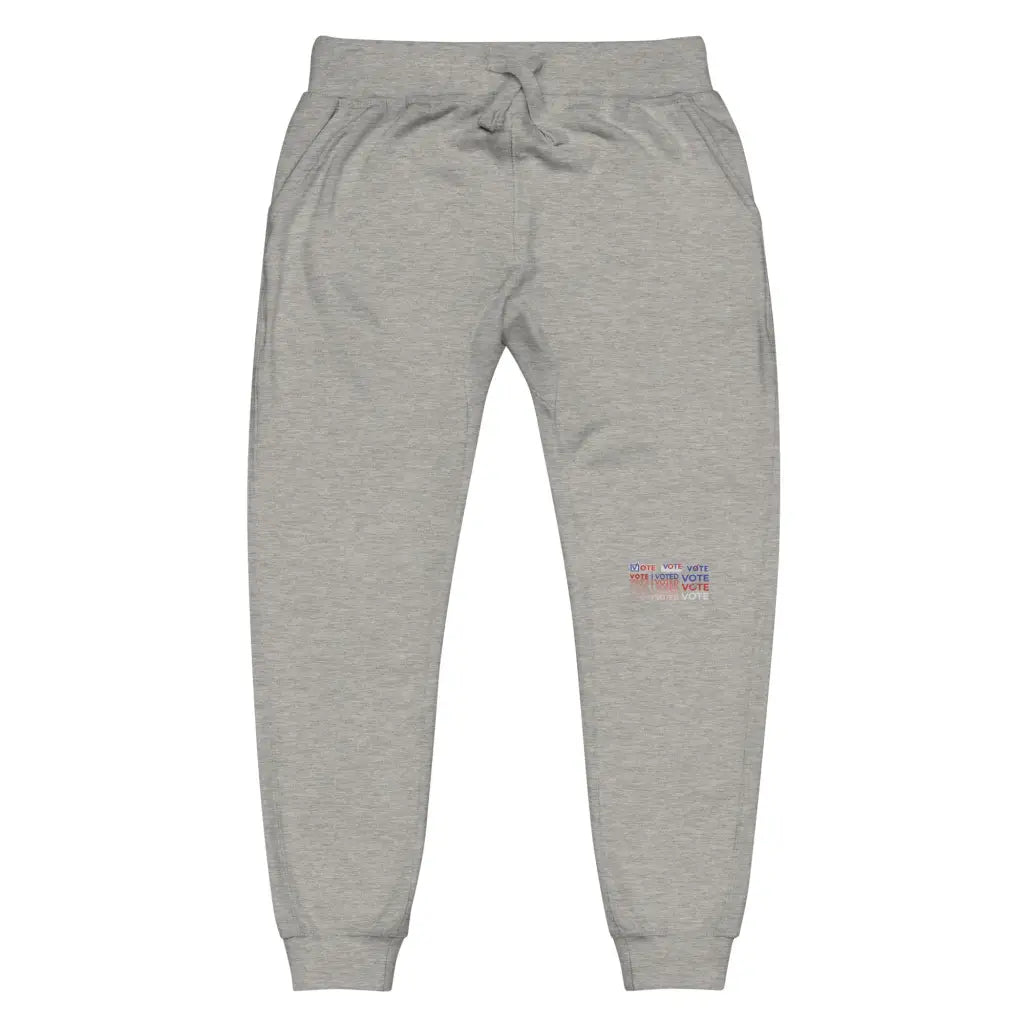 Vote Unisex Fleece Sweatpants - Carbon Grey / Xs -