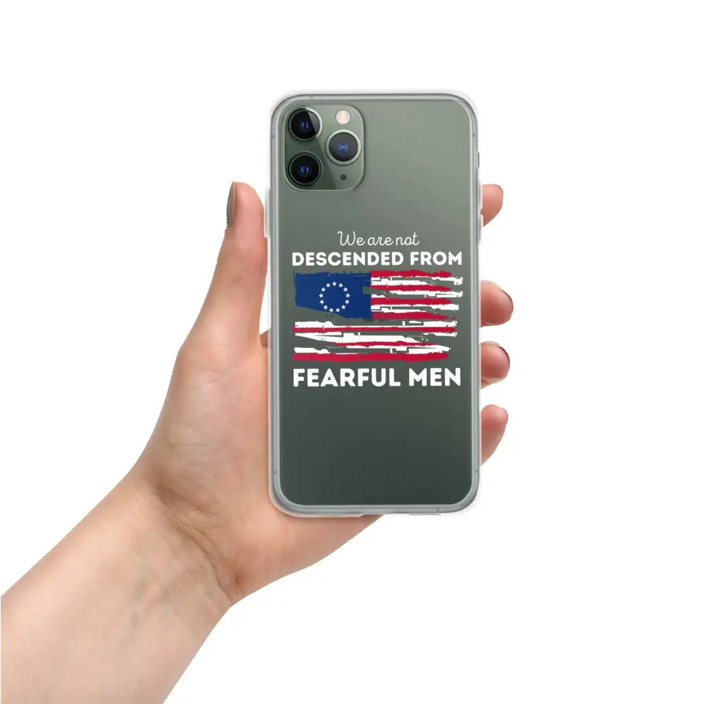 We Are Not Descended From Fearful Men Iphone Case - Iphone