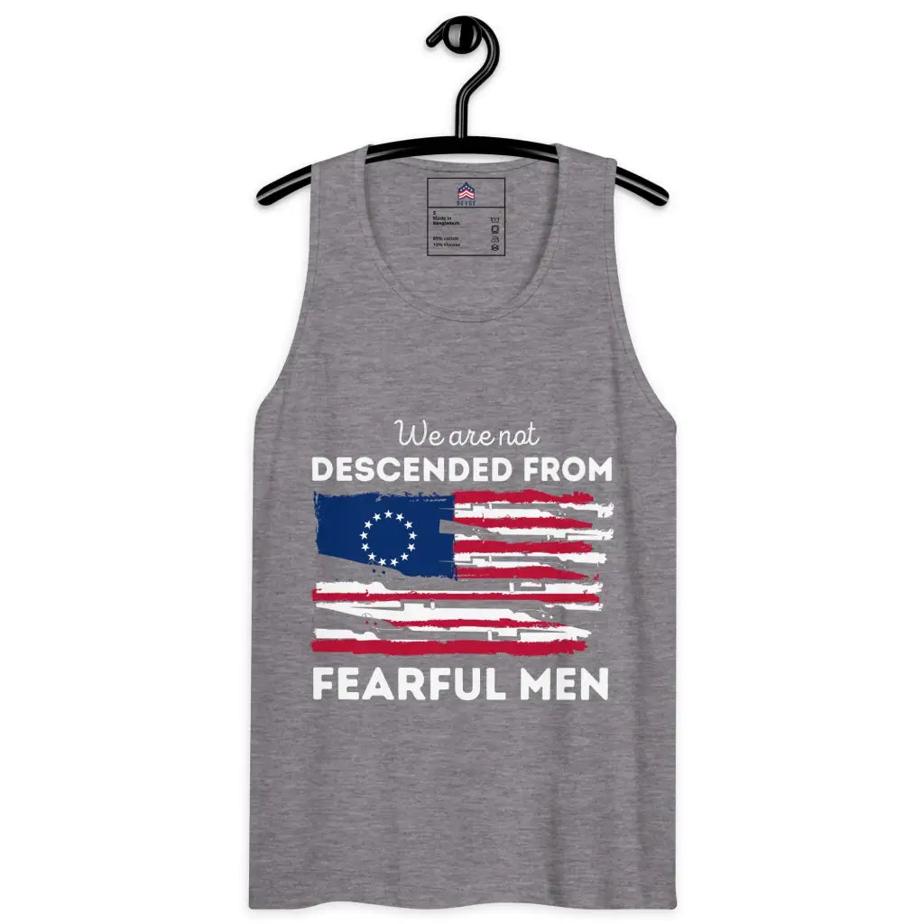 We Are Not Descended From Fearful Men Men’s Premium Tank Top