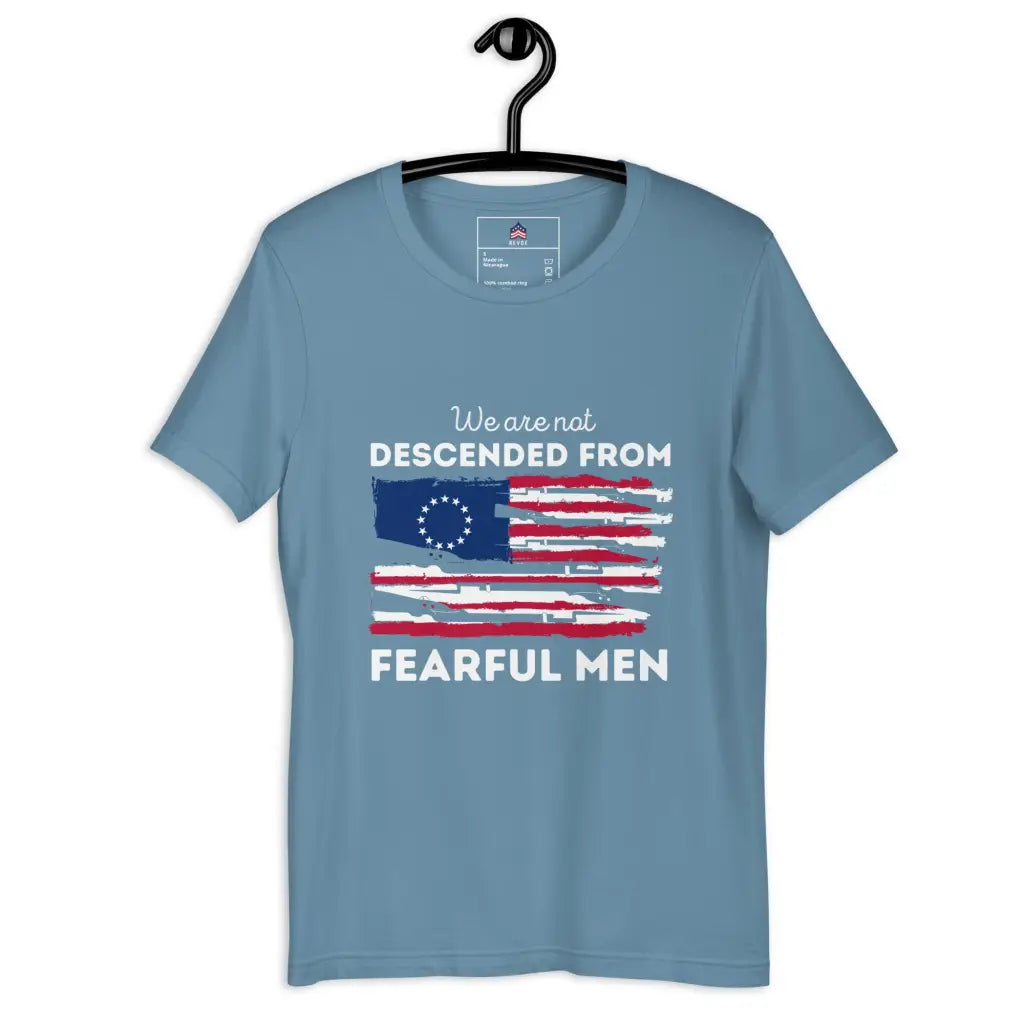 We Are Not Descended From Fearful Men Unisex T-shirt - Steel