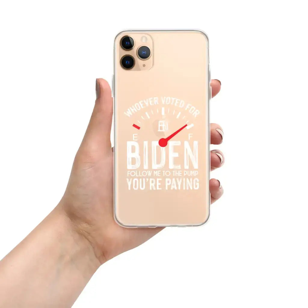 Whoever Voted For Biden Iphone Case - Republican