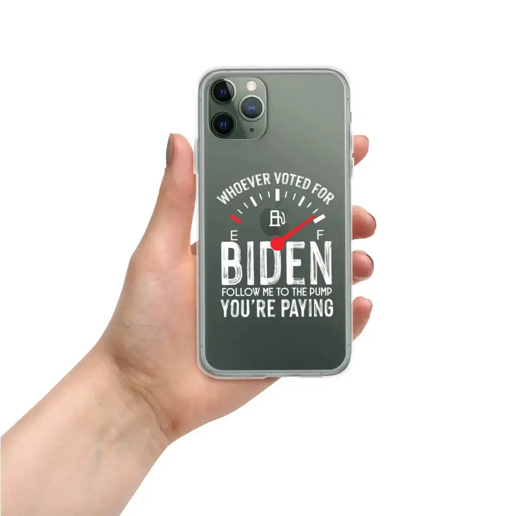 Whoever Voted For Biden Iphone Case - Republican