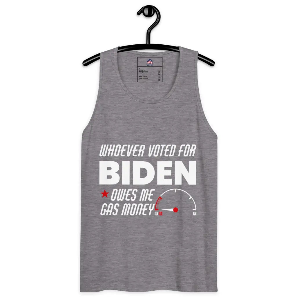 Whoever Voted For Biden Men’s Premium Tank Top - Athletic