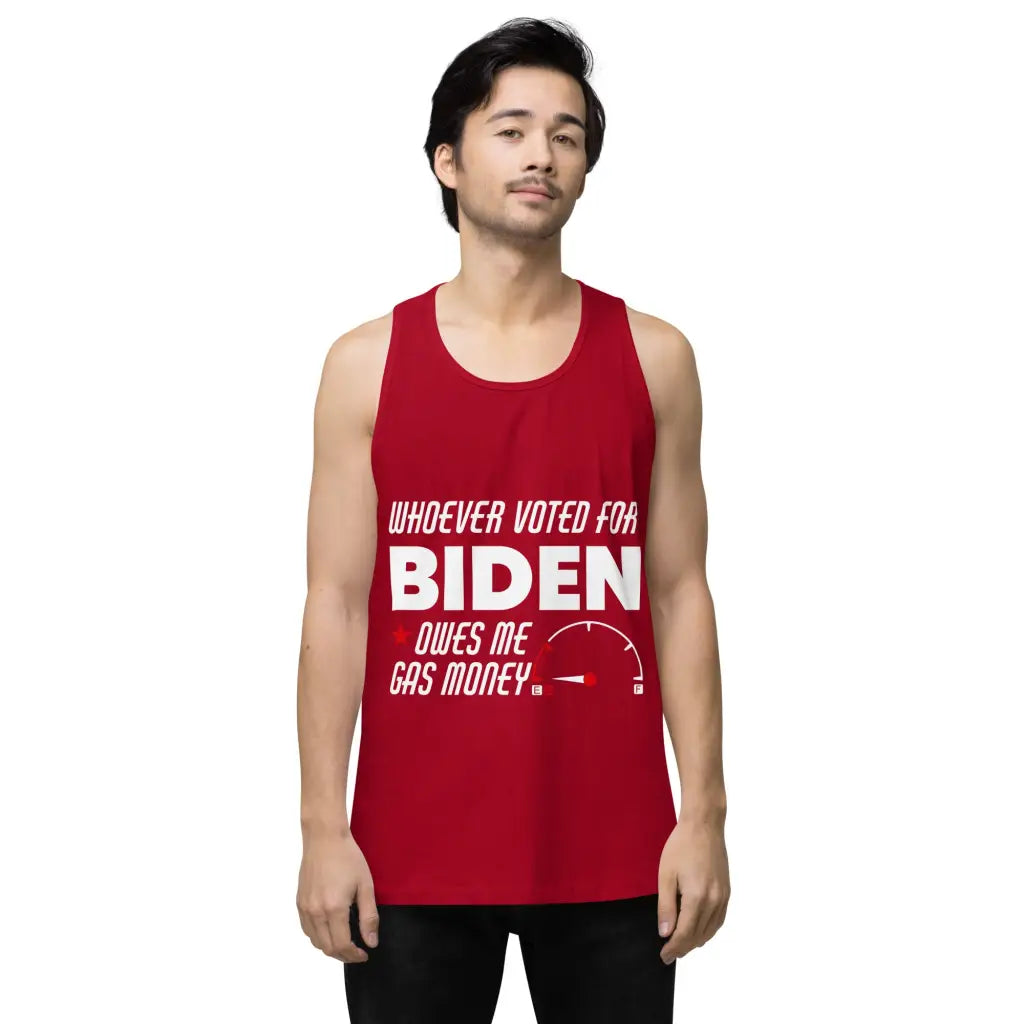 Whoever Voted For Biden Men’s Premium Tank Top - Republican